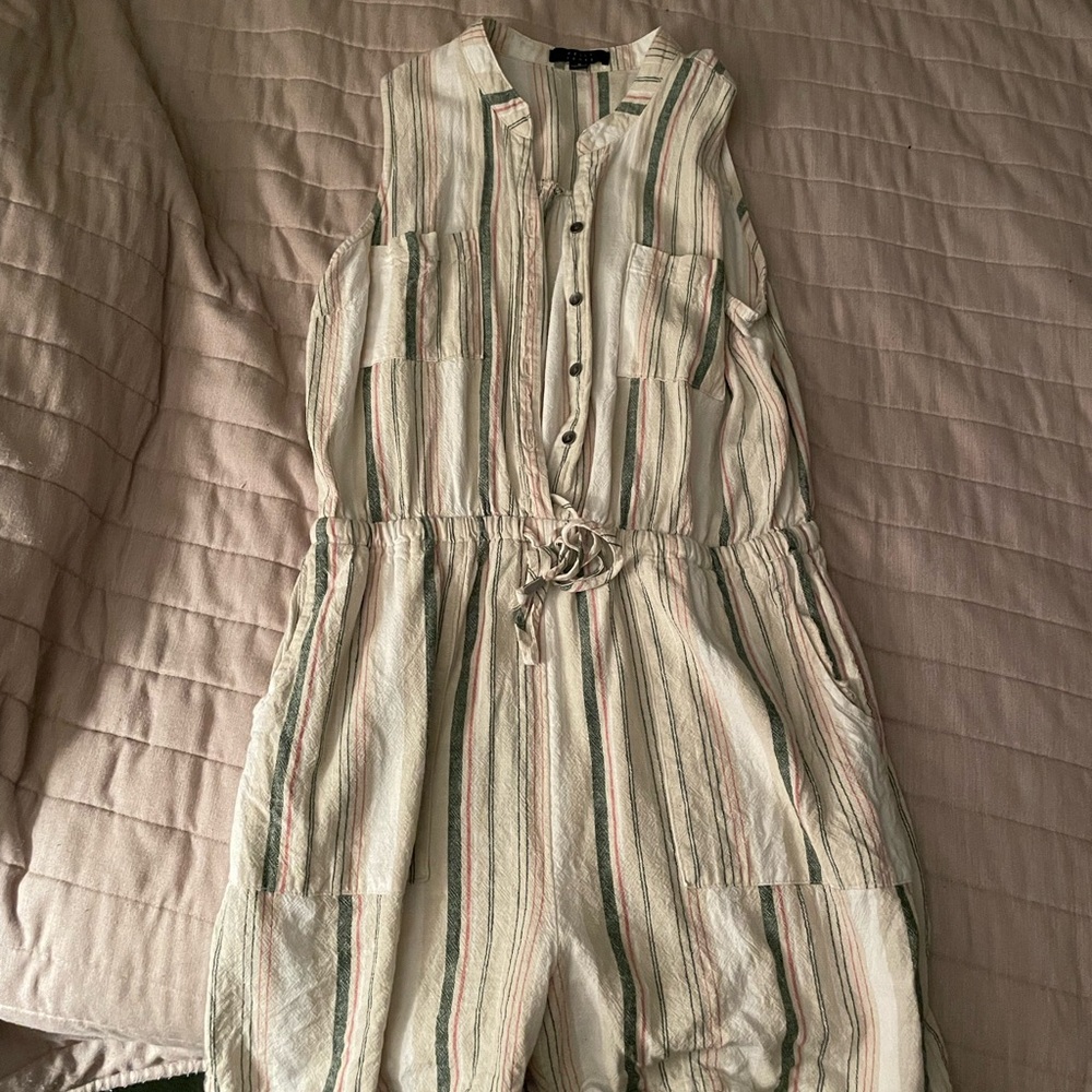 Linen romper